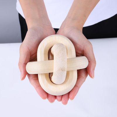 Modern Style Custom Natural Wood Chain Link Decorative Wall Decoration Chain для чая/кофе/конфеты