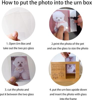 Деревянные памятные урны для собак пепел мелкие животные пепел персонализированные