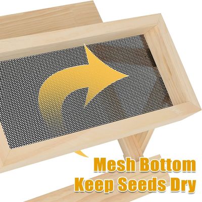 Ручной куриный стол Деревянный пикник столик для домашних животных миски Кормильцы и мелкие животные