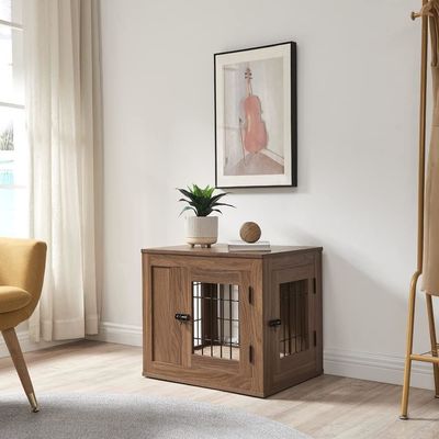 Деревянная мебель стиль собачий клетка современный декоративный на заказ домашний питомец дом столик столик