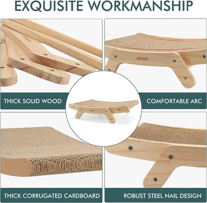 Любимые кошачьи царапины 5 в 1 с плотной деревянной рамой и индивидуальным логотипом