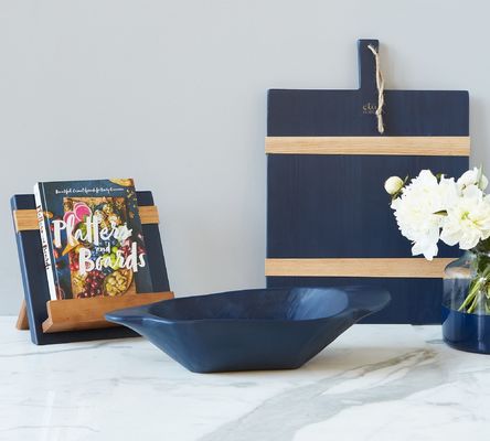 Ручной изготовления отработанного дерева держатели кулинарных книг сосны и дуба сланцы для организации кухни