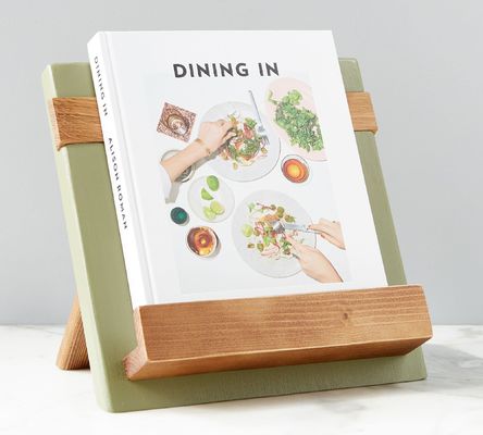 Ручной изготовления отработанного дерева держатели кулинарных книг сосны и дуба сланцы для организации кухни