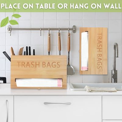 Классификация Нескладываемая стойка Бамбуковая сумка для мусорных мешков