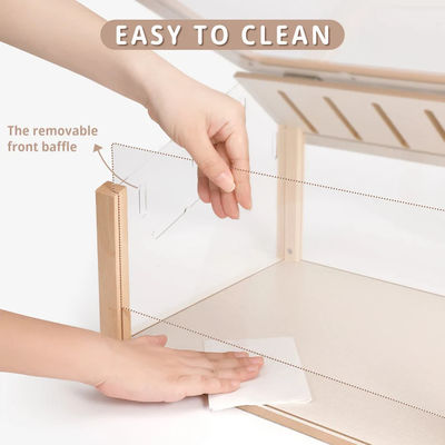 Часовая коробка Храм для хомяков Деревянная мебель для домашних животных Игровой дом Твердый укладка для маленьких домашних животных