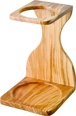 Сберегающий пространство и функциональный капельник из оливкового дерева