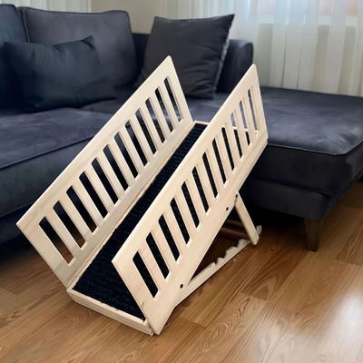 Деревянная пандус для пожилых собак Тип предмета Кровать диваны Регулируемая высота Нескользящий ковер Дерево