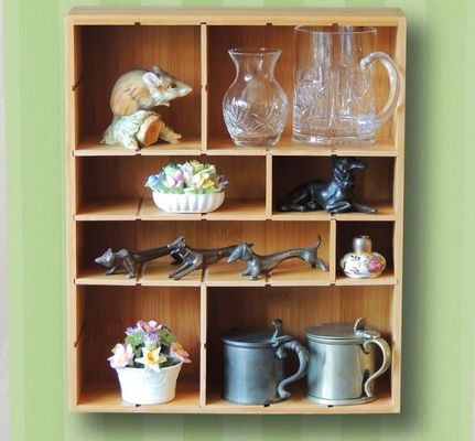 Кухонный шкафчик с бамбуковыми деревянными специями с тенными ящиками и регулируемой плавучей полкой