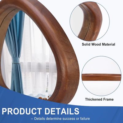 Рустический дизайн стиль асимметричное зеркало набор из 2 для стенового декора в гостинице дома ванной