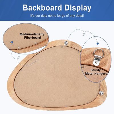 Рустический дизайн стиль асимметричное зеркало набор из 2 для стенового декора в гостинице дома ванной