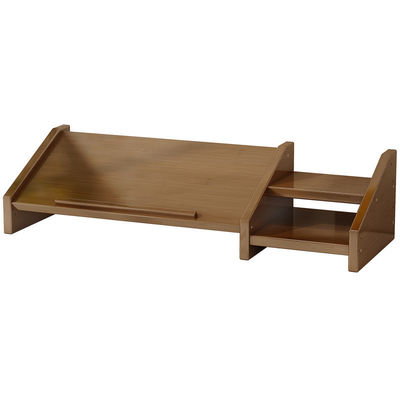 PC Laptop Riser с деревянным стендом монитора многоугольный дизайн и пользовательский логотип