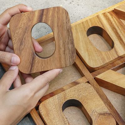 Деревянная настольная игра XOXO Tic Tac Toe Идеально подходит для наружного декора и мужского развлечения