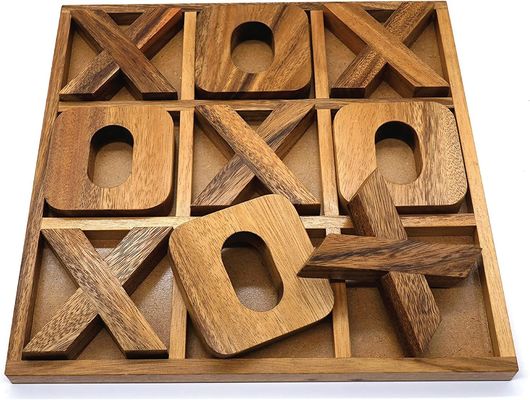 Деревянная семейная настольная игра XOXO для женщин Идеальное путешествие или развлечение на заднем дворе