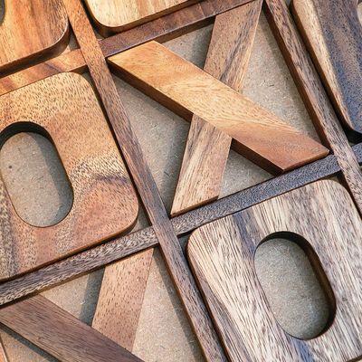 Деревянная семейная настольная игра XOXO для женщин Идеальное путешествие или развлечение на заднем дворе