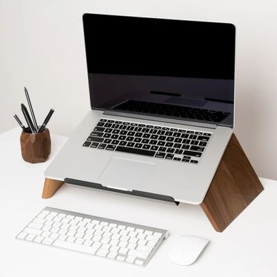Настольный деревянный ноутбук с настраиваемым размером 19 &quot;х 9,5&quot; и лазерной гравировкой