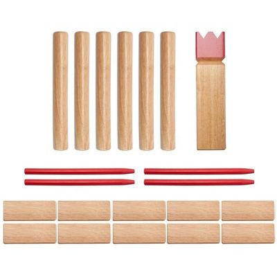Возьмите свои активные занятия на следующий уровень с игровым набором Hardwood Kubb Yard