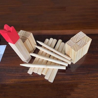 Возьмите свои активные занятия на следующий уровень с игровым набором Hardwood Kubb Yard
