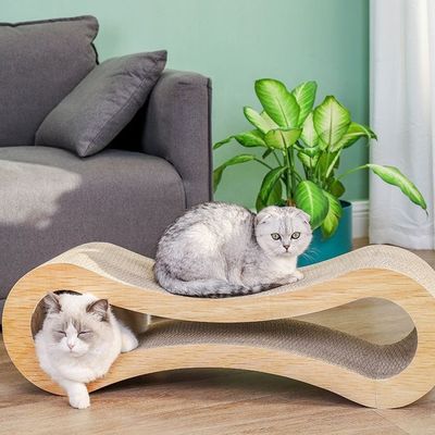 Продажа Интерактивный прочный гофрированный картон Кошка Скребковый столб Устойчивое решение