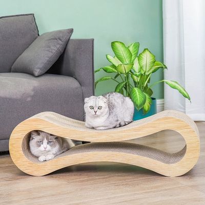 Продажа Интерактивный прочный гофрированный картон Кошка Скребковый столб Устойчивое решение