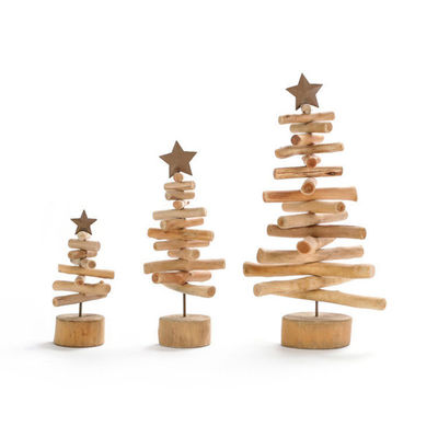 Изготовление на заказ искусственных рождественских деревьев мини деревянные украшения для домашнего декора Рождественская елка