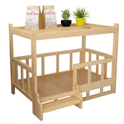 Ручная стирка индивидуальная многофункциональная естественный цвет постельный стол для кошек / собак кровать 45x60 см