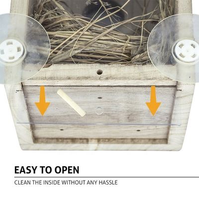 Любимый декоративный деревянный птичий дом для открытого сада