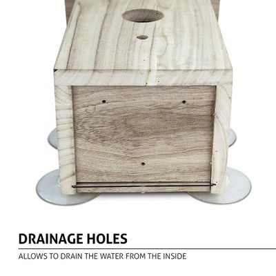 Любимый декоративный деревянный птичий дом для открытого сада