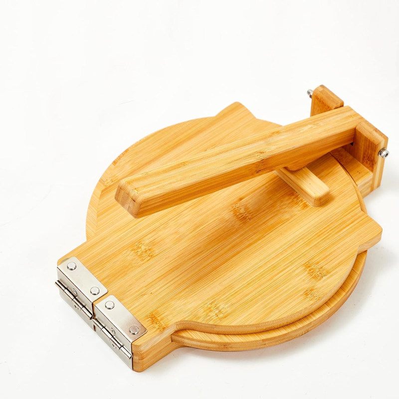 10 дюймов диаметром Бамбуковый Тортильи Пресс Мастер на заказ для домашних мексиканских тортильи