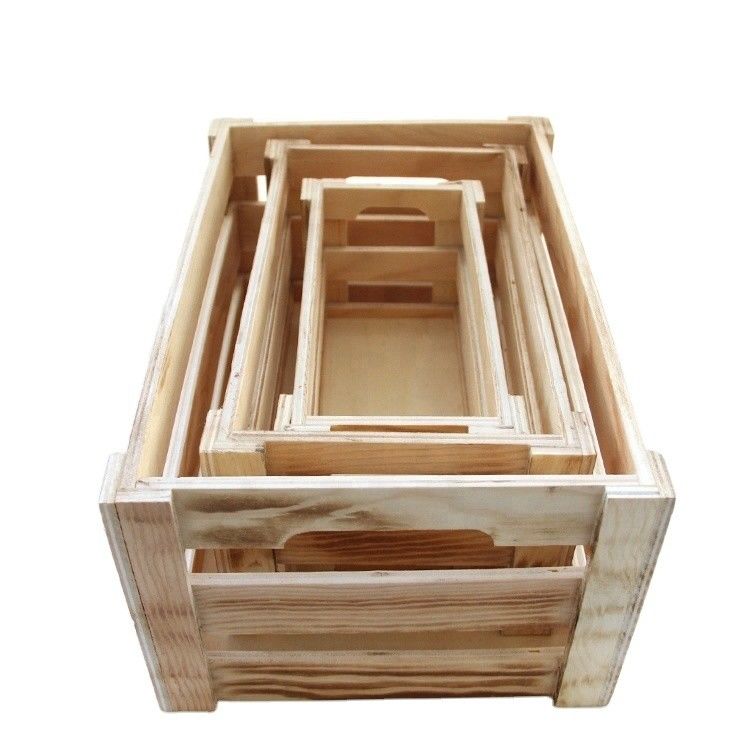 Прочные и долговечные деревянные фруктовые ящики 21x10x10 см 21x10x11.2 см 31.2x20.3x14 см для фруктов