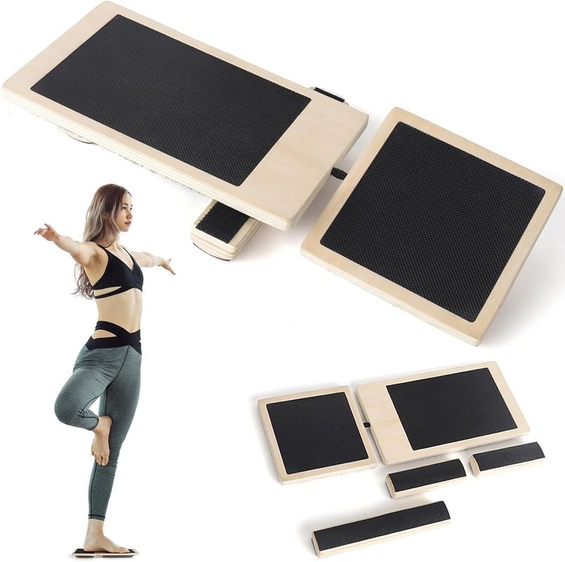 ArtDecor Wood Wobble Non-Slip Board Одноногие упражнения для тренировки колен и лодыжек