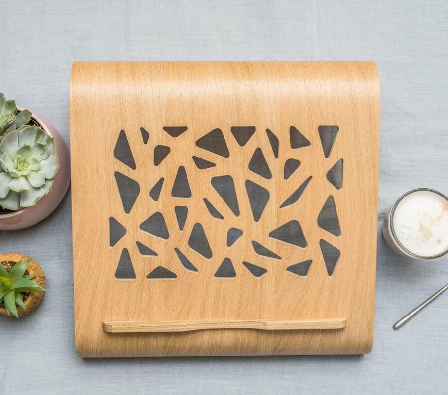 Функциональный деревянный ноутбук для ноутбуков Экономия места Охлаждение Вентиляция Компьютерный подъемник