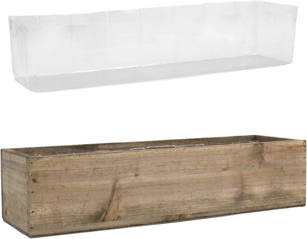 Другие подарки для ремесленников Роскошная деревянная деревянная коробка для саженцев с съемной пластиковой подкладкой