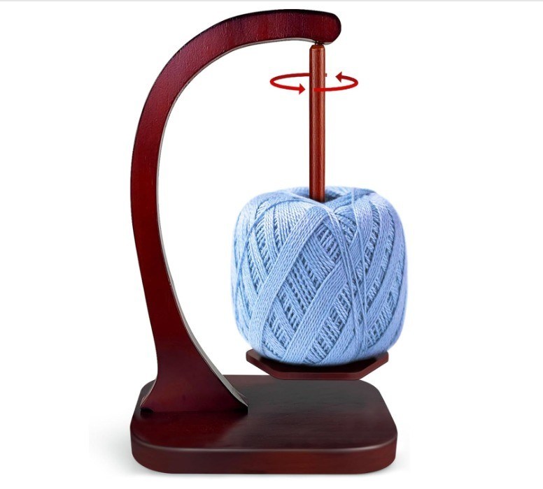 Металлический магнитный механизм вращения деревянная пряжа для вязания и вязания