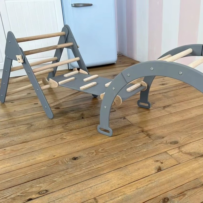 Монтессори скалолазание набор для малышей Внутренний треугольник скалолазание в вашем выборе цвета