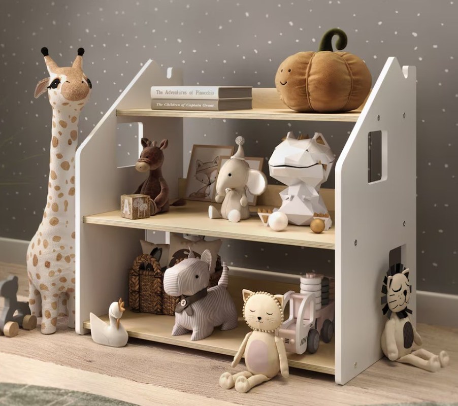 Модерн дизайн Монтессори мебель большое количество преимущество для детской книжной полки