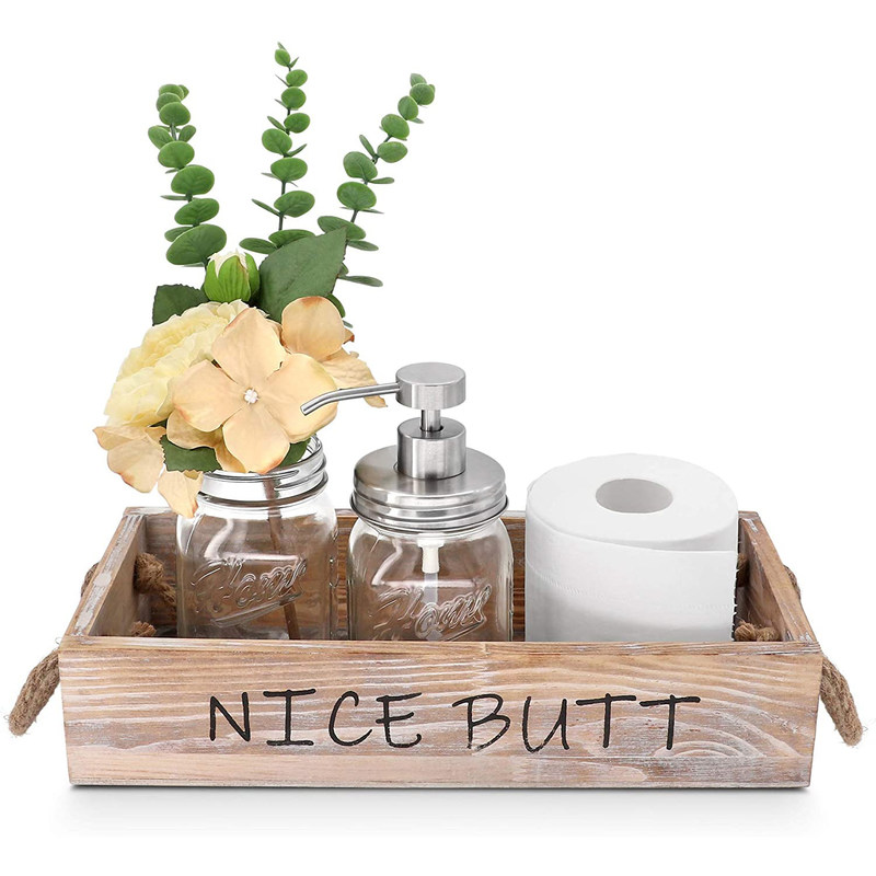 Промышленный деревянный контейнер для хранения хлеба, фруктов и домашнего декора