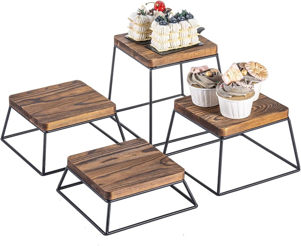 Высокое количество сгоревшей древесины черный металл проволока квадратная пищевая экспозиция деревянные пиццерии