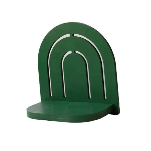 Радужная деревянная стена висячий декор Маленький растительный витрина полка для мебели гостиной