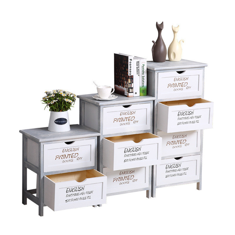 Современный стиль многоцветный зеленый белый ящик ящиков для спальни