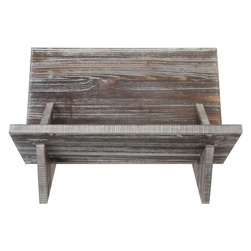 Жилая комната Деревянный книжный дисплей Ретро стиль Организатор для журналов Книги Файлы Альбомы