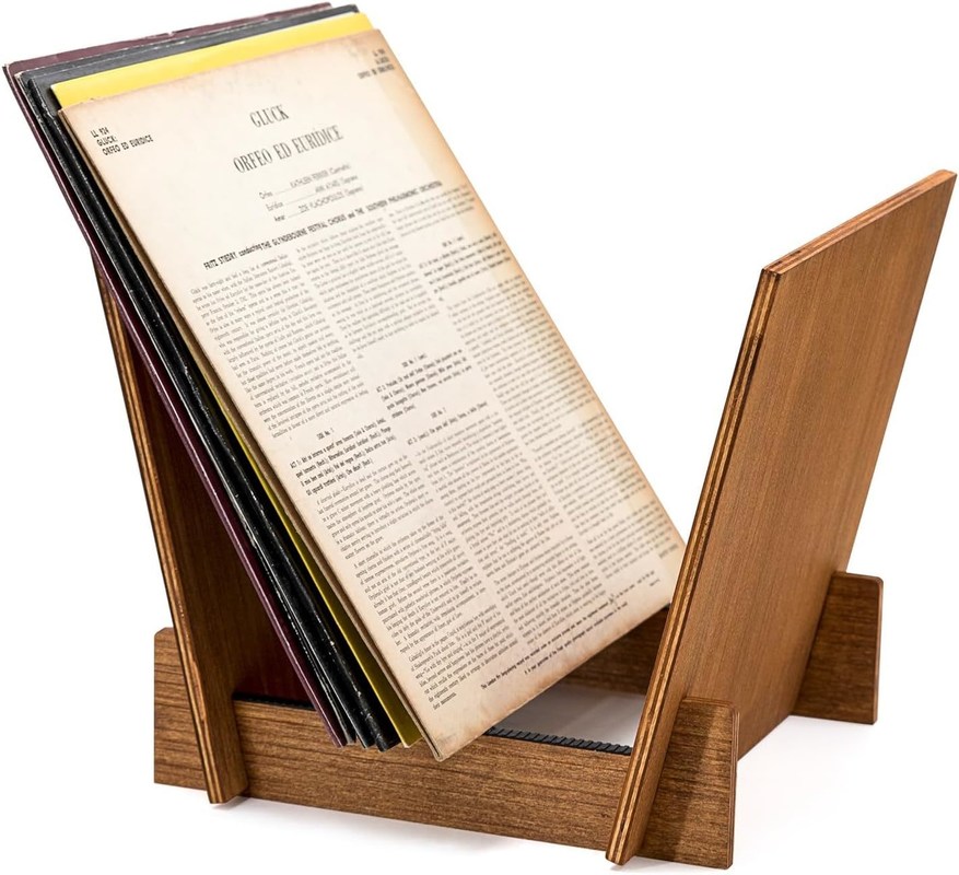 Нескладаемая стойка для LP виниловых альбомов для хранения