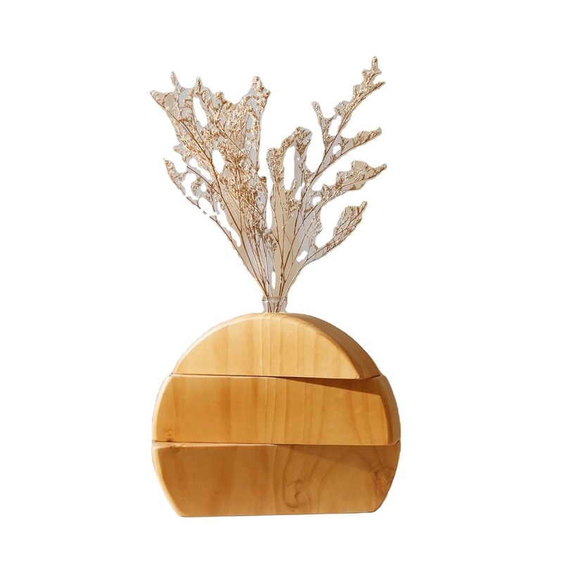 Цветочный горшок для домашнего декора 202405 Современная ваза из травы Пампа для модных центральных столов