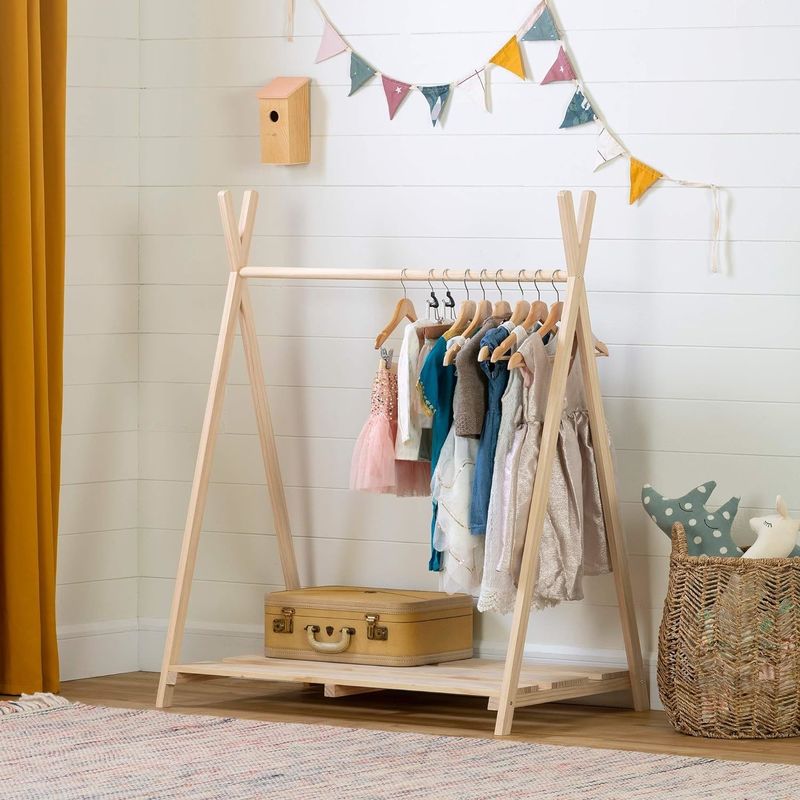 South Shore Swedish Scandinavian Clothing Rack Необходимое место для хранения обуви в гостиной
