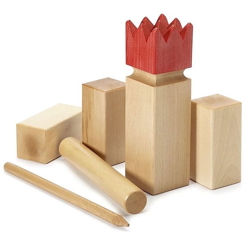 Возьмите свои активные занятия на следующий уровень с игровым набором Hardwood Kubb Yard